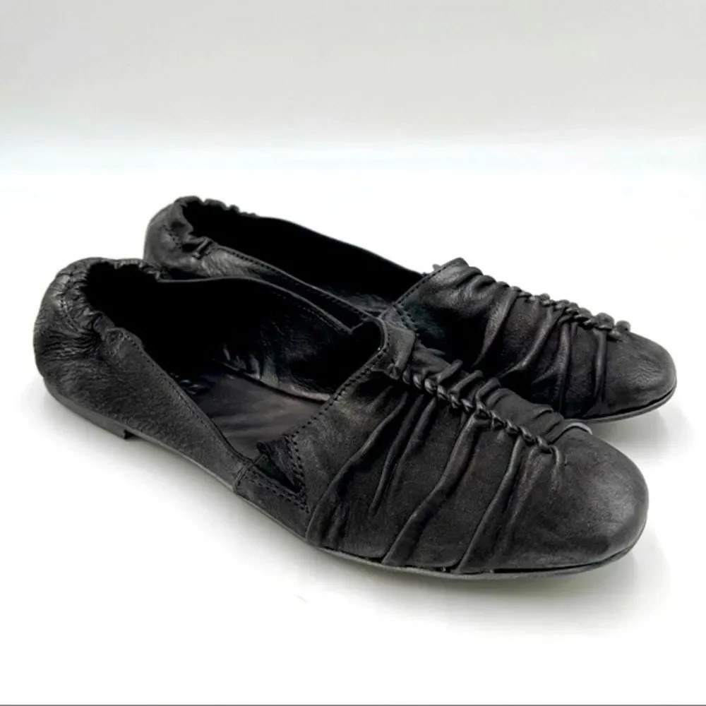 Sundance Vivianne Leather Ballet Flats